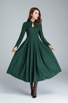 Groene jurk dames