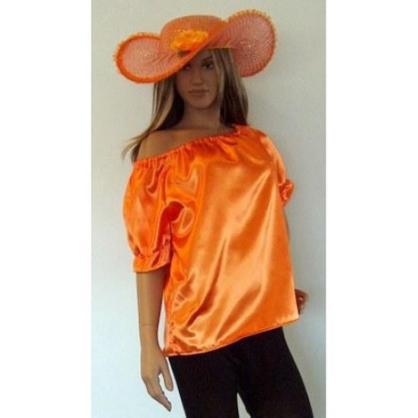 Oranje jurk carnaval