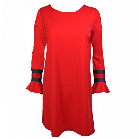 Rode feestelijke jurk