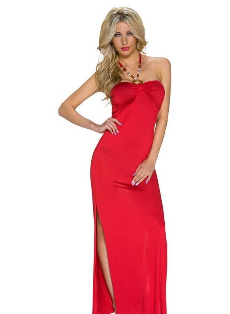 Rode jurken lang
