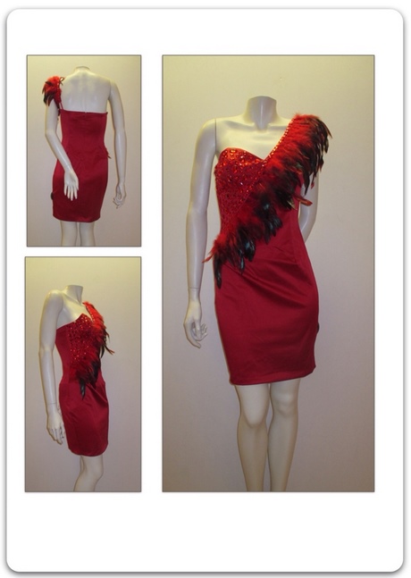 Feestelijke jurk rood