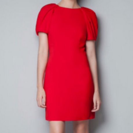 Rode jurk zara