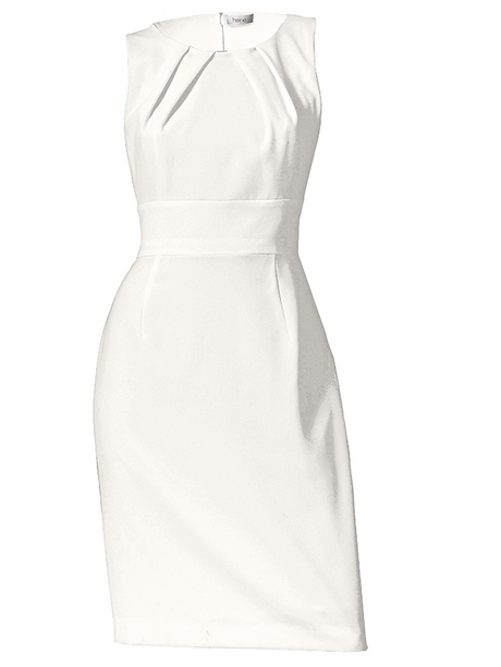 Simpele witte jurk