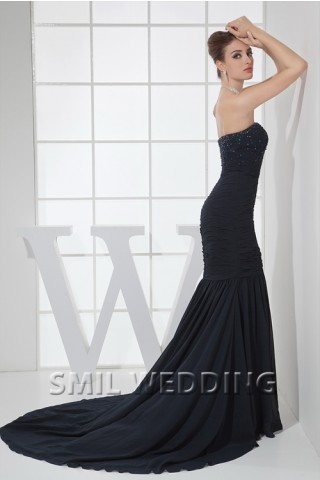 Mooie lange zwarte jurk