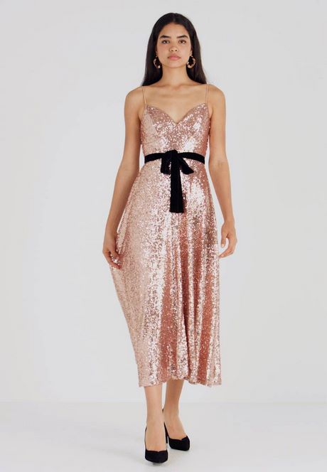 Glitter jurk zalando