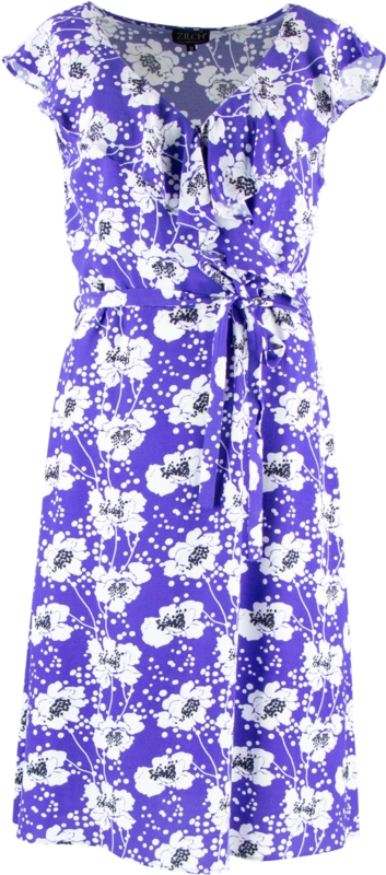 Lavendelblauwe jurk
