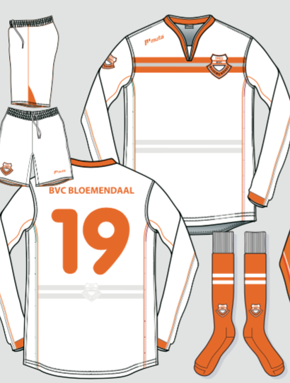 Oranje kleding voetbal