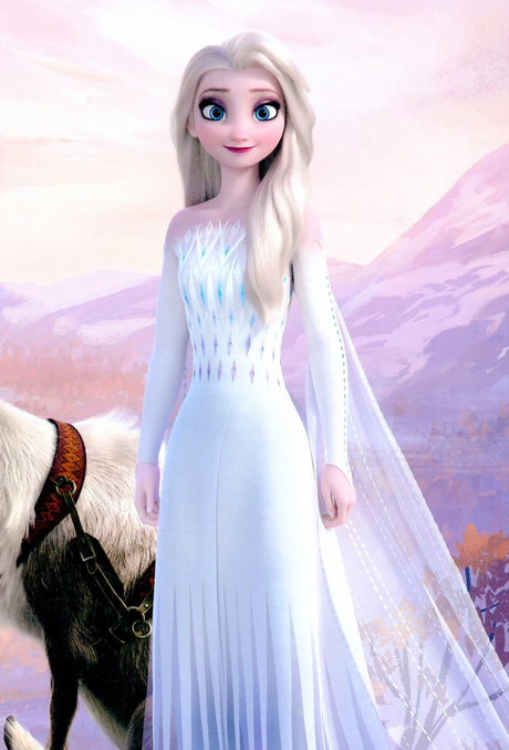 Elsa jurk frozen 2 wit