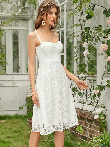 Shein witte jurk