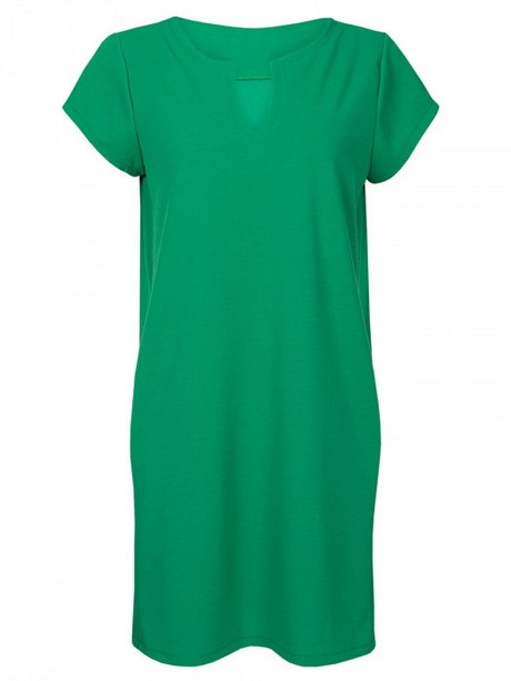 T shirt jurk groen