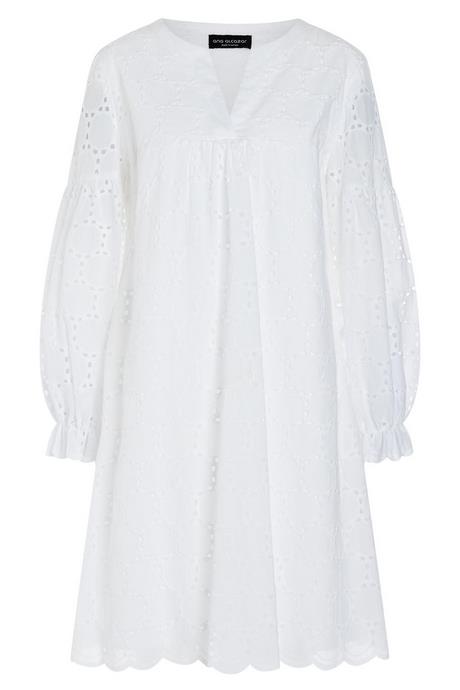 Witte tuniek jurk