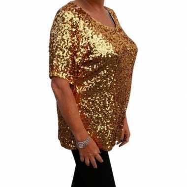 Goud glitter kleding