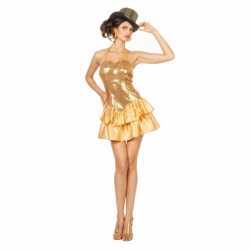 Gouden jurk pailletten