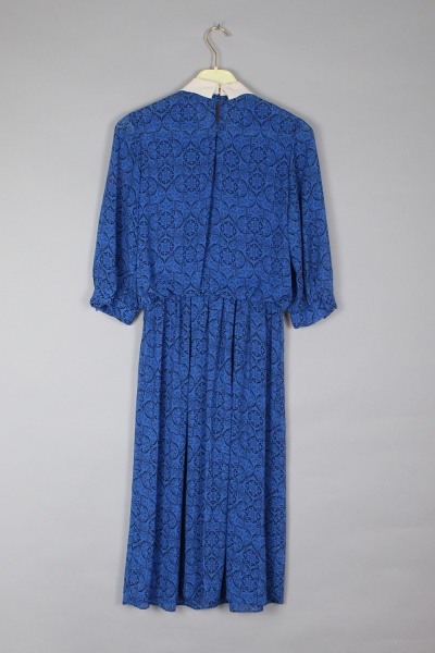 Vanilia blauwe jurk
