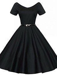 Zwarte vintage jurk