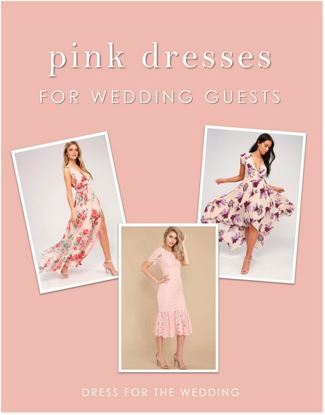 Roze jurken voor bruiloftsgasten