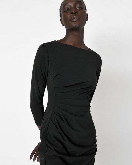 Vrouwen zwarte jurk