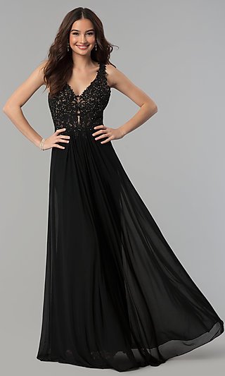 Zwarte elegante jurken