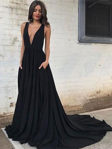 Zwarte elegante jurken