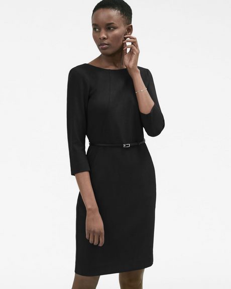 Zwarte jurk voor werk