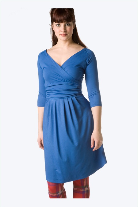 Blauw jurk