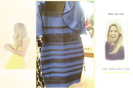 Blauw witte jurk