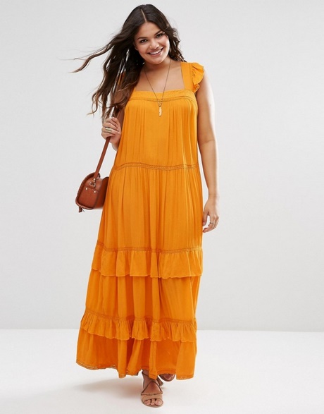 Grote maten maxi dress