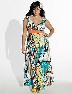 Grote maten maxi dress