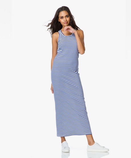 Maxi dress blauw