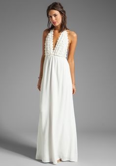 Maxi dress met mouwen