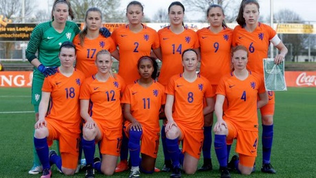 Oranje dames voetbal