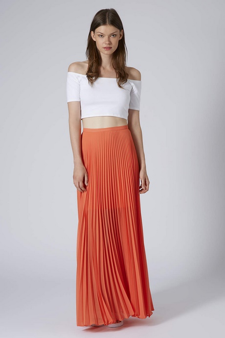 Oranje maxi rok