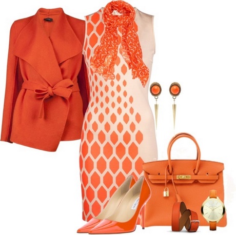 Oranje outfits