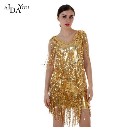 Sequin jurk