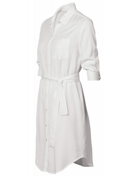 Witte blouse jurk