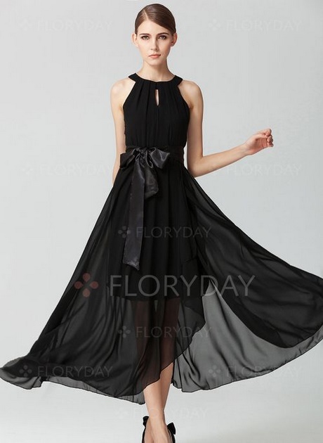 Zwarte maxi jurk