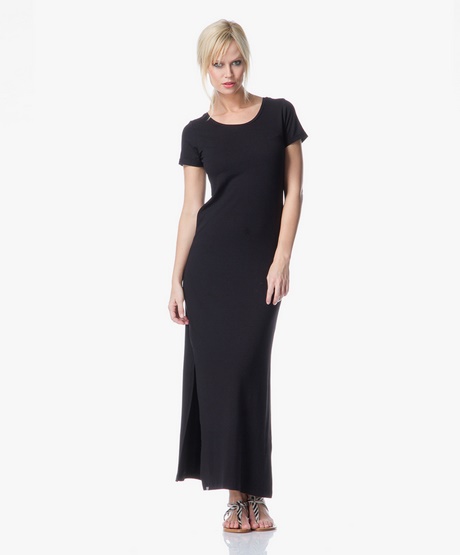 Zwarte maxi jurk