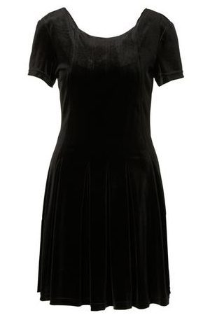 Fluwelen jurk zwart