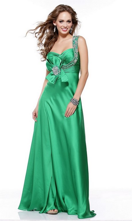 Licht groene jurk