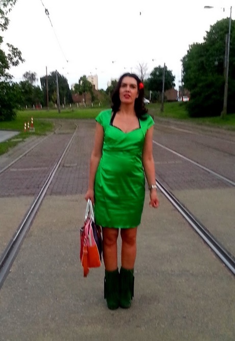 Steps groene jurk