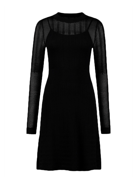 Zwart jurkje nikkie