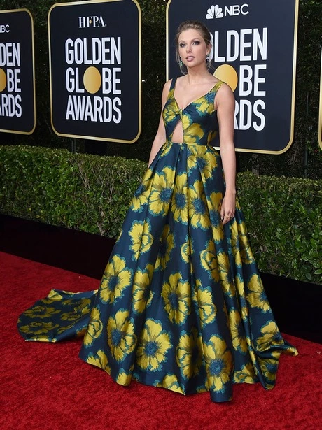 Taylor swift golden globes 2023 jurk