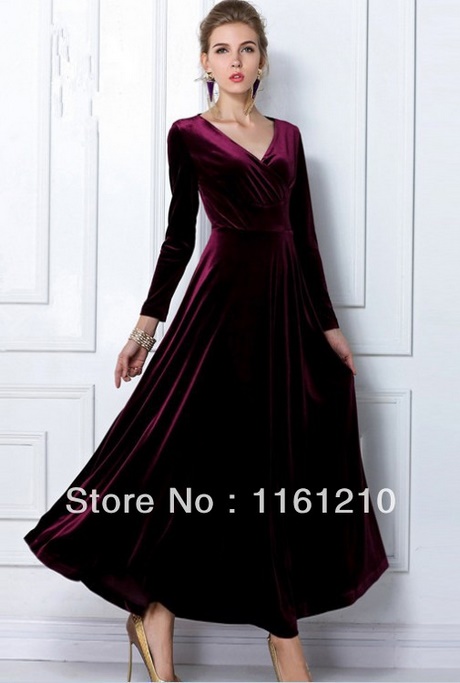 Avondjurk bordeaux rood