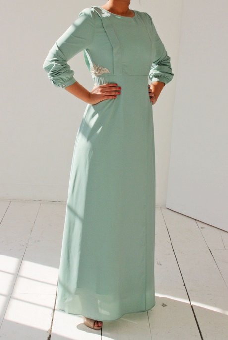 Jurk pastel groen