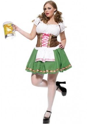 Grote maten dirndl