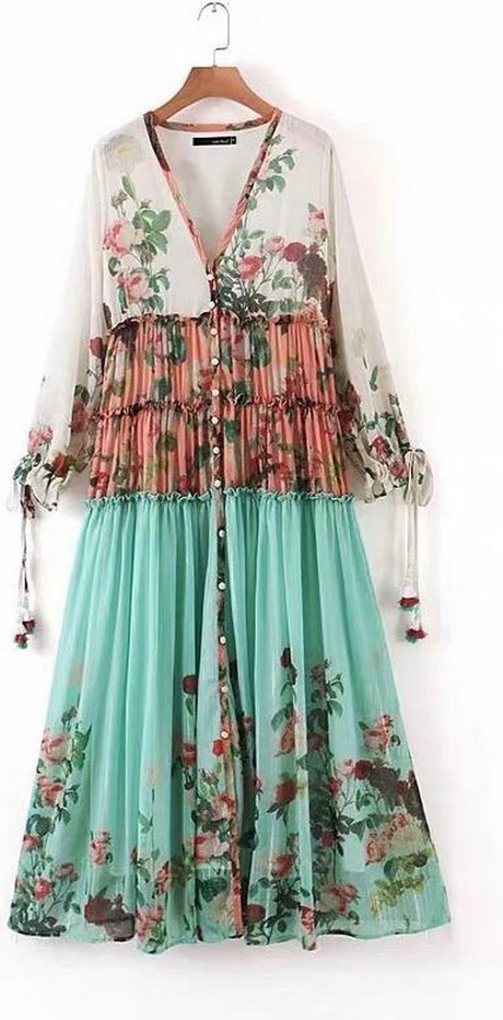 Lange jurk ibiza style