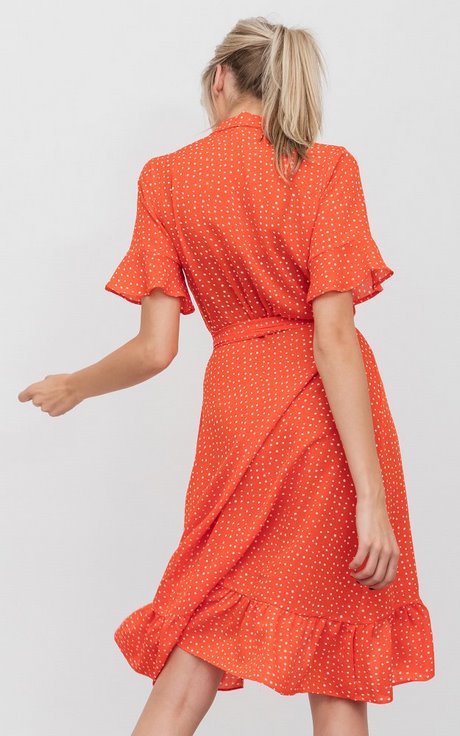 Oranje jurk 2021