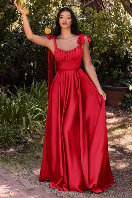 Lange rode prom dresses 2024