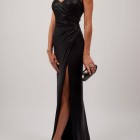 Simpele zwarte jurk