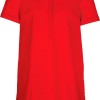 Rode tuniek jurk